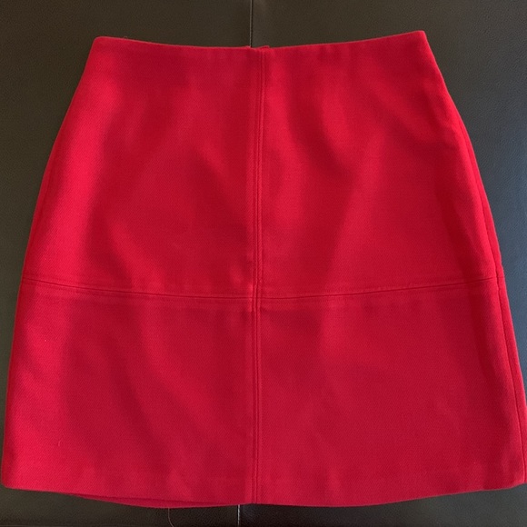 Ann Taylor Ruby Red Petite Skirt Size 4P - Picture 3 of 11